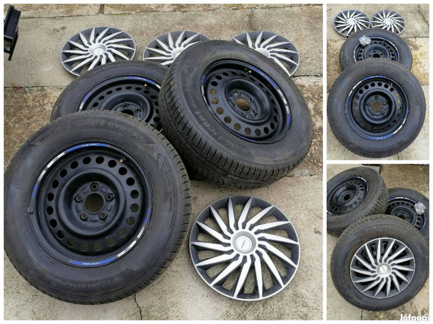 Chevrolet 215/70r16 100T téli kerékgarnitúra acél felnin