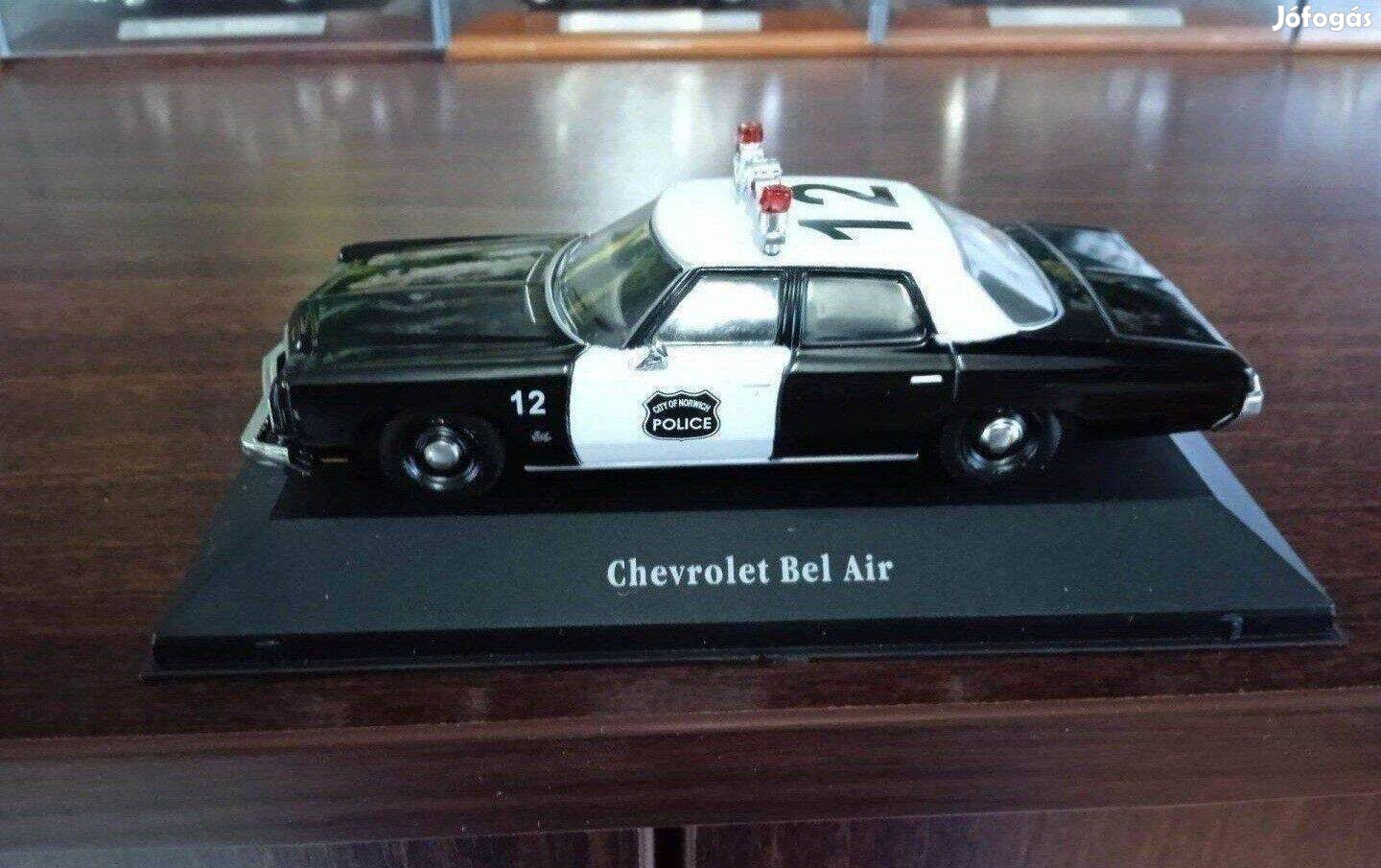 Chevrolet Bel Air Polizei USA 1973 "Atlas" kisauto modell 1/43 Eladó