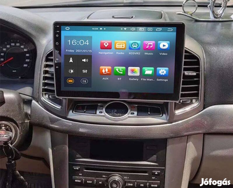 Chevrolet Captiva Carplay Multimédia Android GPS Rádió Tolatókamerával
