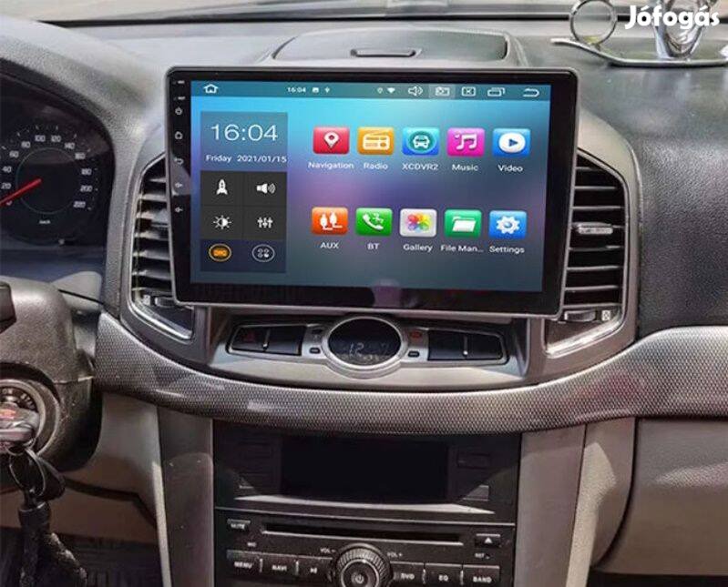 Chevrolet Captiva Carplay Multimédia Android GPS Rádió Tolatókamerával