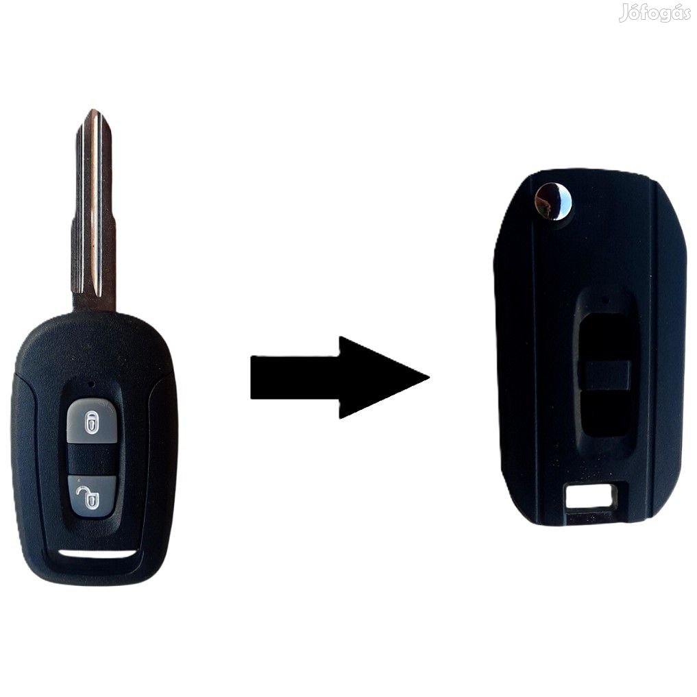 Chevrolet Captiva módosított bicskakulcs átalakító kulcs