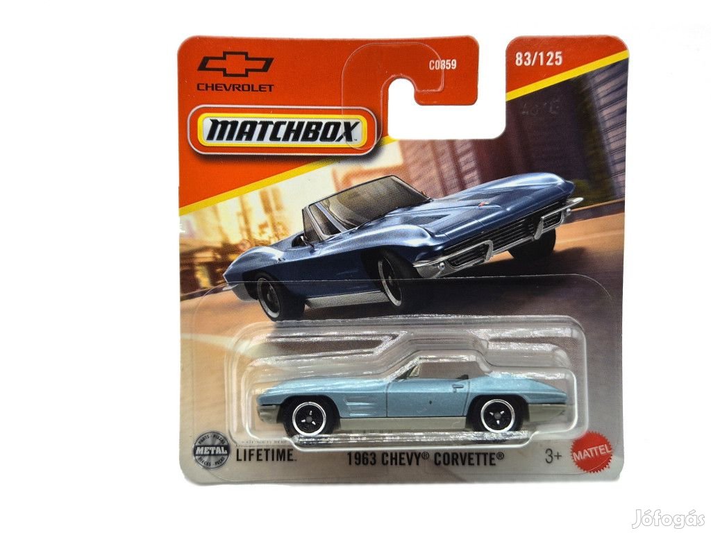 Chevrolet Chevy Corvette (1963) - 83/125 - bliszteres -  Matchbox - 1