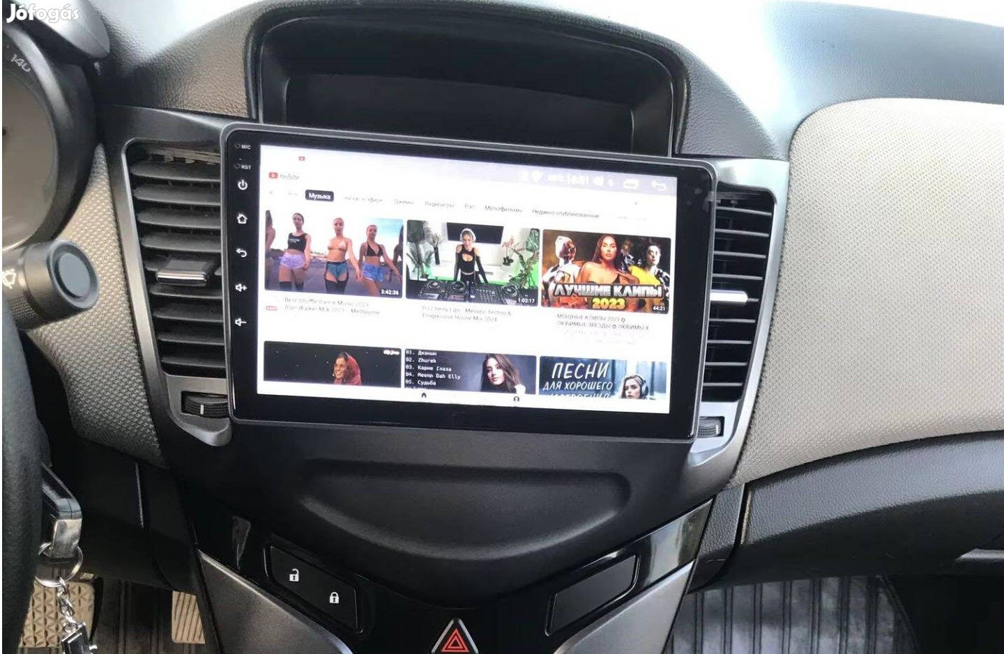 Chevrolet Cruze Android Multimédia Kijelző Carplay Navigáció Rádió