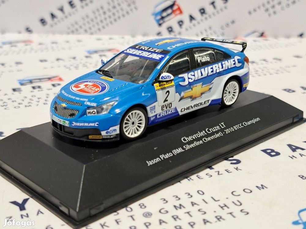 Chevrolet Cruze LT 2010 No.2 BTCC 1:43 1/43 Champion