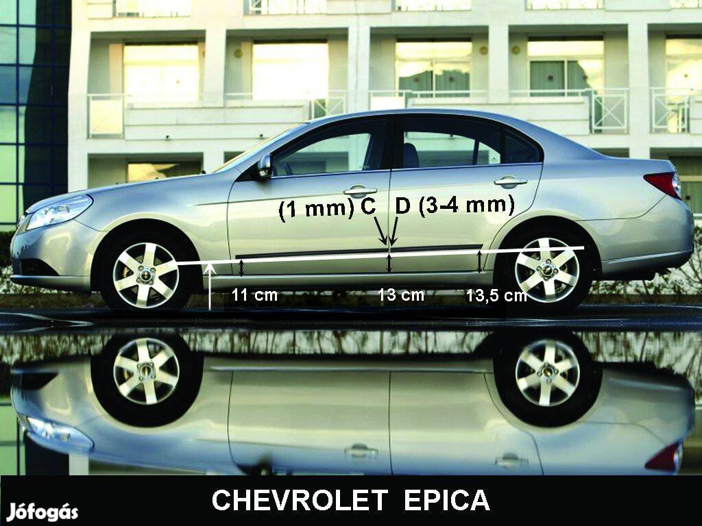 Chevrolet Epica Ajtóvédő Díszléc Oldalcsík