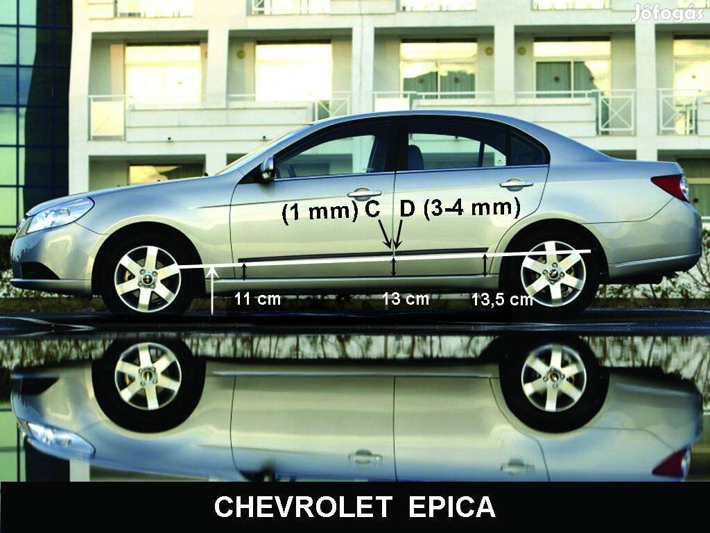 Chevrolet Epica Ajtóvédő Díszléc Oldalcsík