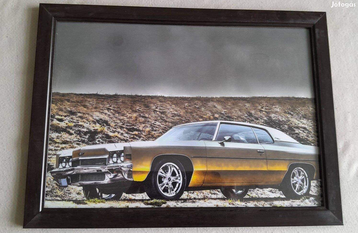Chevrolet Impala keretezett dekorkép 20x30cm