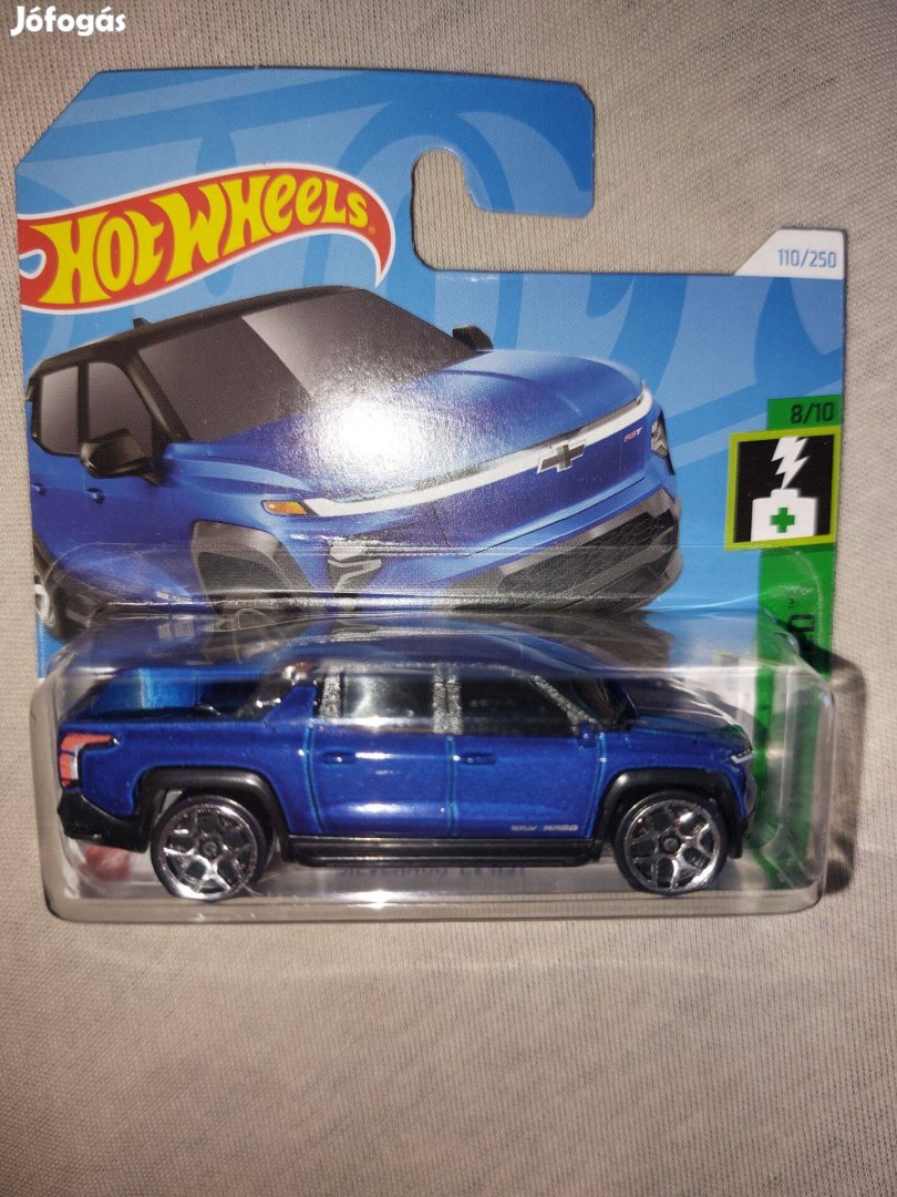 Chevrolet Silverado EV RST Matchbox Match Box Hot Wheels kisautó e-aut