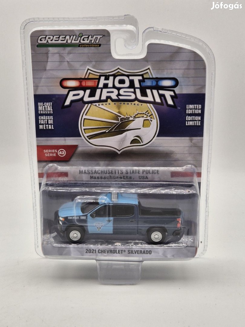 Chevrolet Silverado Police (2021) -  Greenlight - 1:64 - kis hibával