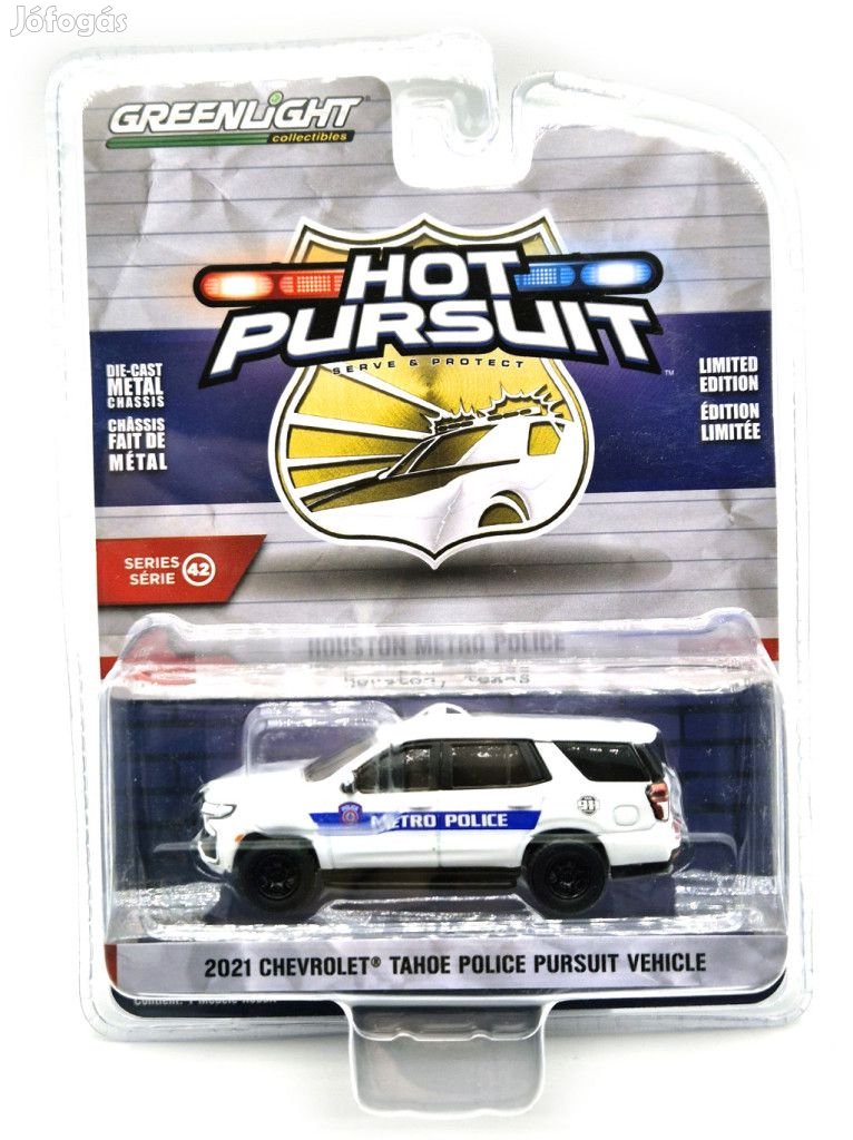 Chevrolet Tahoe Police Pursuit Vehicle (2021) -  Greenlight - 1:64
