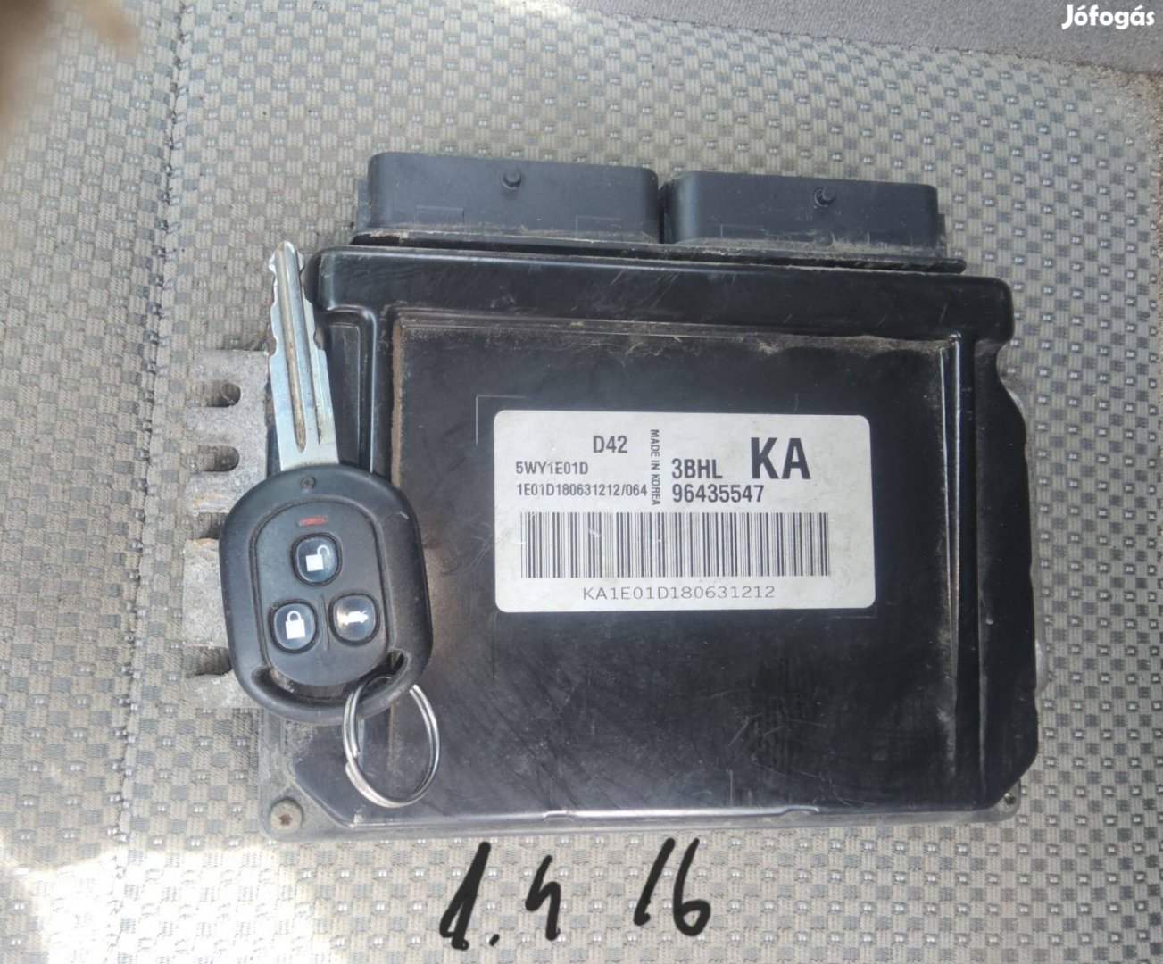 Chevrolet lacetti 1.4 16 Motorvezérlő komputer elektronika 20000