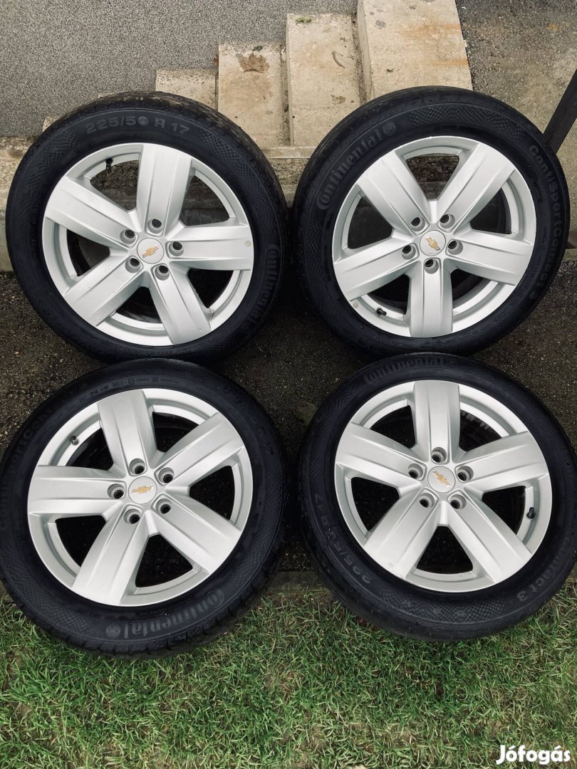 Chevrolet opel 17 col 5x115 gyári alufelni