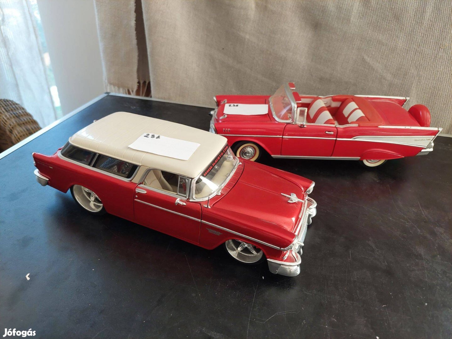 Chevrolett Nomad,Belair,Cadillac Eldorado 1:18 méretben