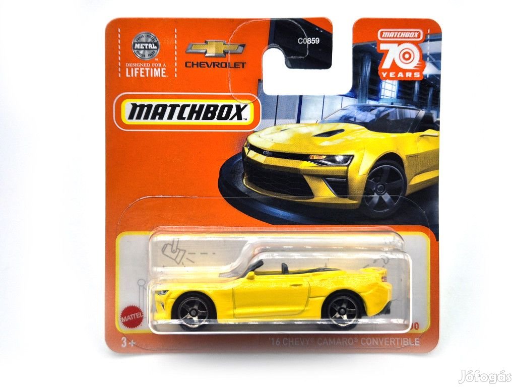 Chevy Camaro Convertible (2016) - 33/100 - bliszteres -  Matchbox - 1