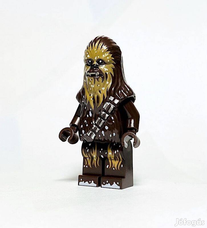 Chewbacca - Snow Eredeti LEGO minifigura - Star Wars 75322 Hoth - Új