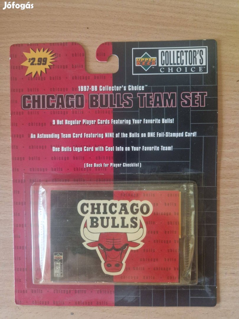 Chicago Bulls Team Set Collectors Choice 1997-98 bontatlanká