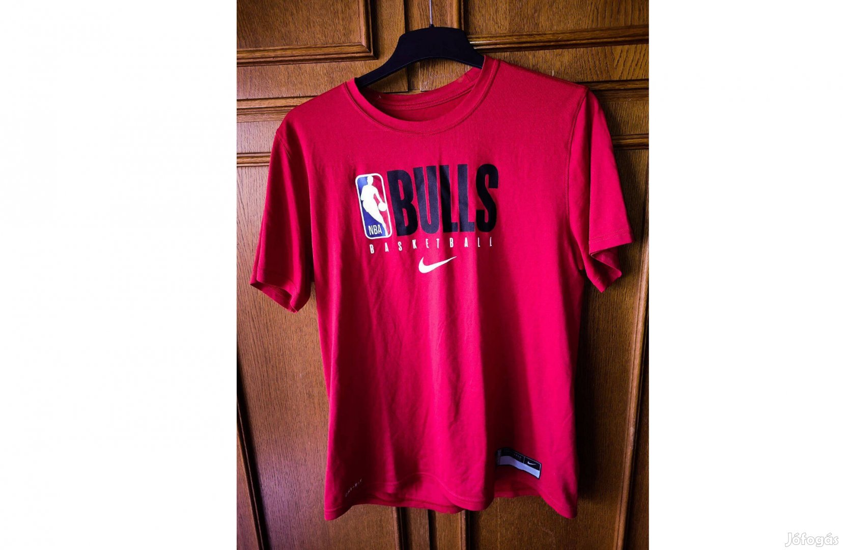 Chicago Bulls eredeti Nike piros póló (L)