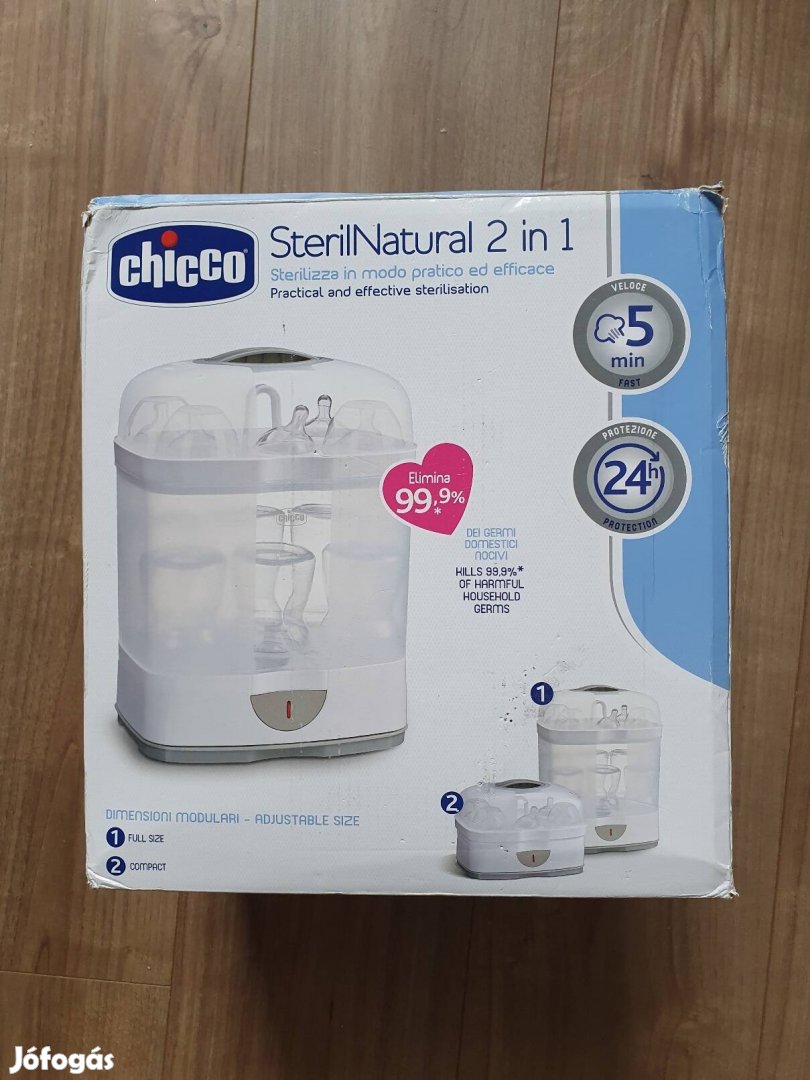 Chicco 2 in 1 gőz sterilizáló