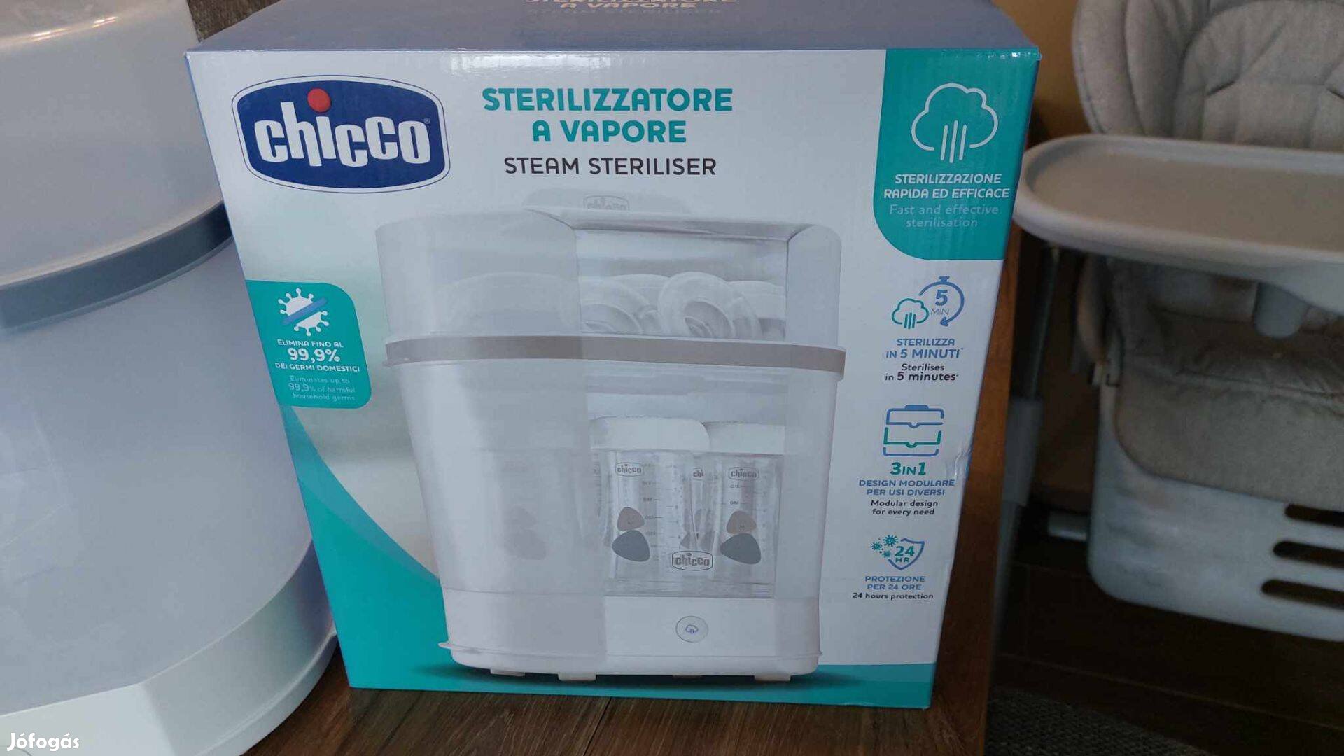 Chicco sterilizáló 3in1