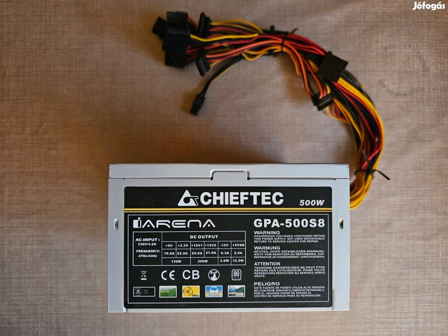 Chieftec iarena GPA-500S8 80+ tápegység