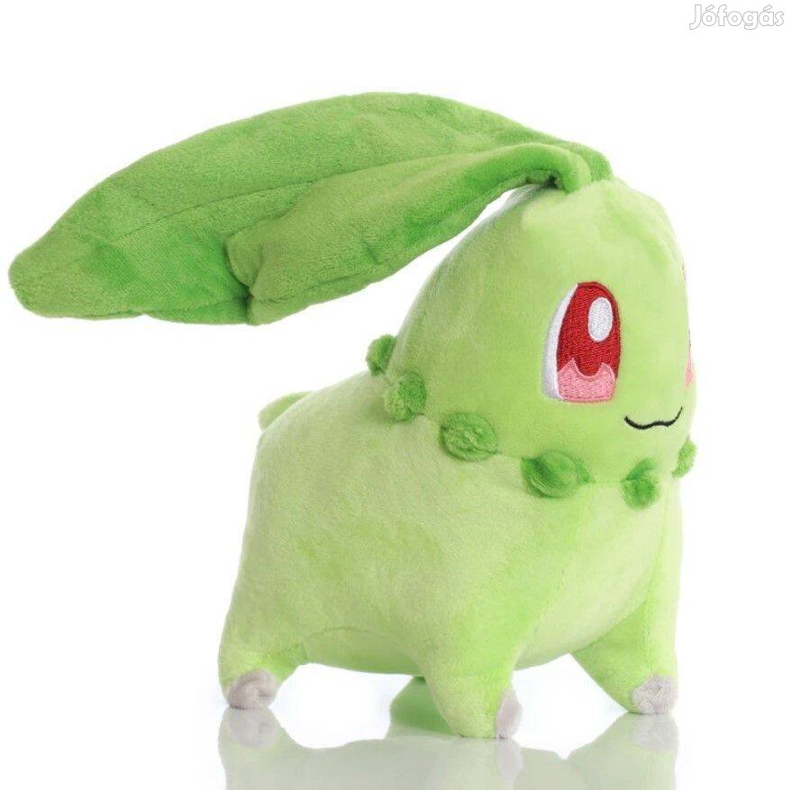 Chikorita Pokemon pokémon plüss 20 cm Új számlával Készleten