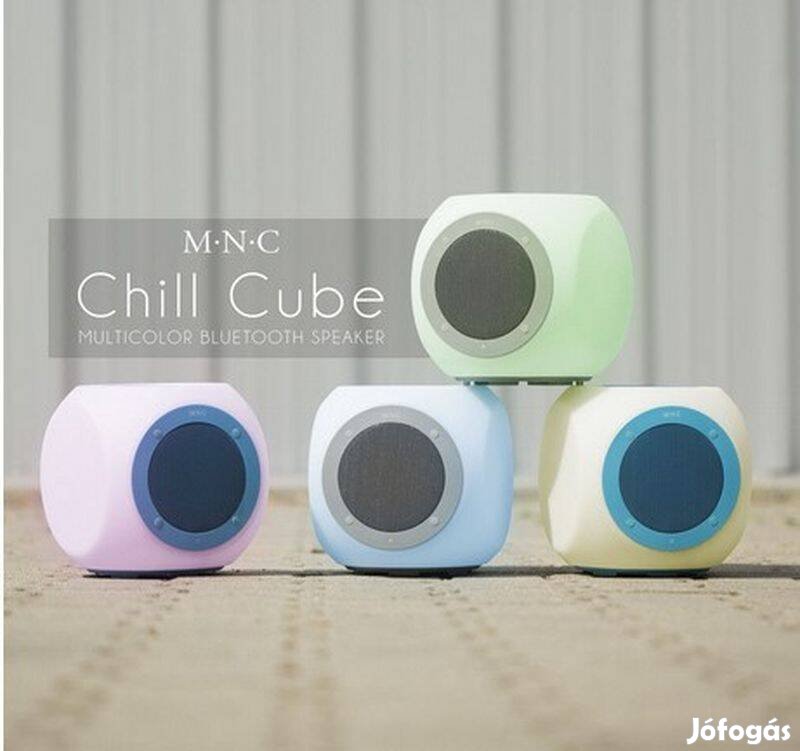 Chill Cube Bluetooth hangszóró MNC hordozható színesen világít
