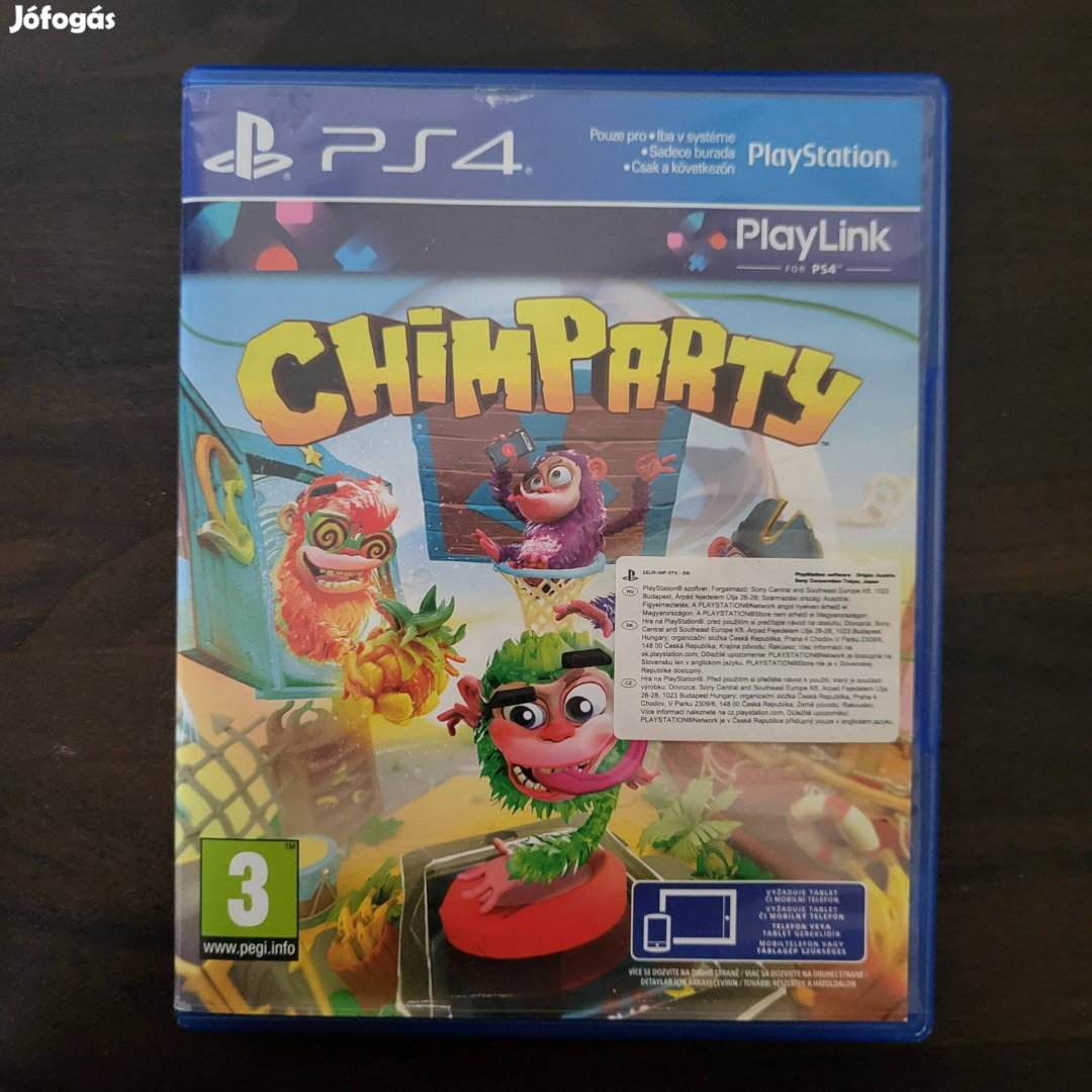 Chimparty (magyar,play link!) ps4-PS5 játék eladó-csere "