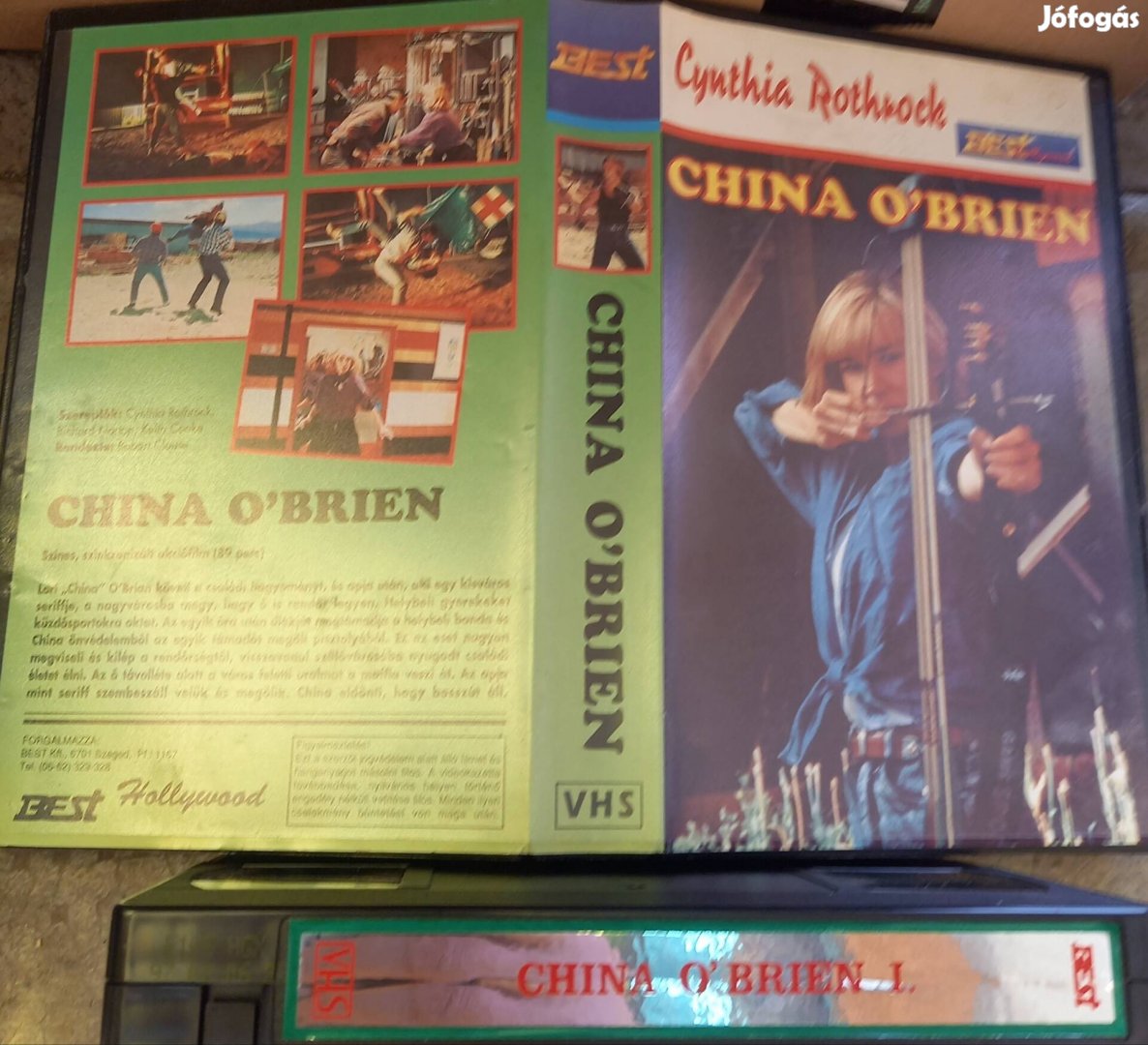 China 'O Brien - akció vhs - Cynthia Rothrock