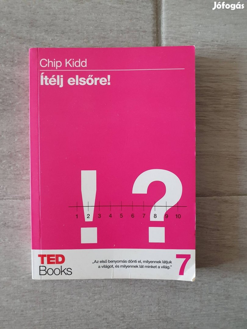 Chip Kidd: Ítélj elsőre! könyv 