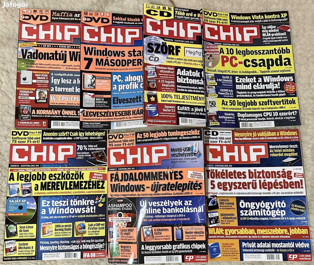 Chip magazin 2008/03.05,06,08,10,11,12