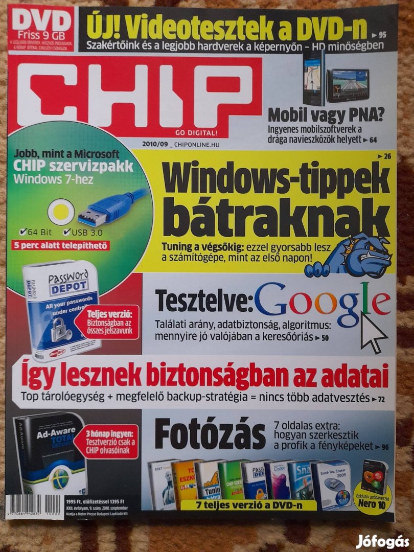 Chip magazin 2010/09 + DVD