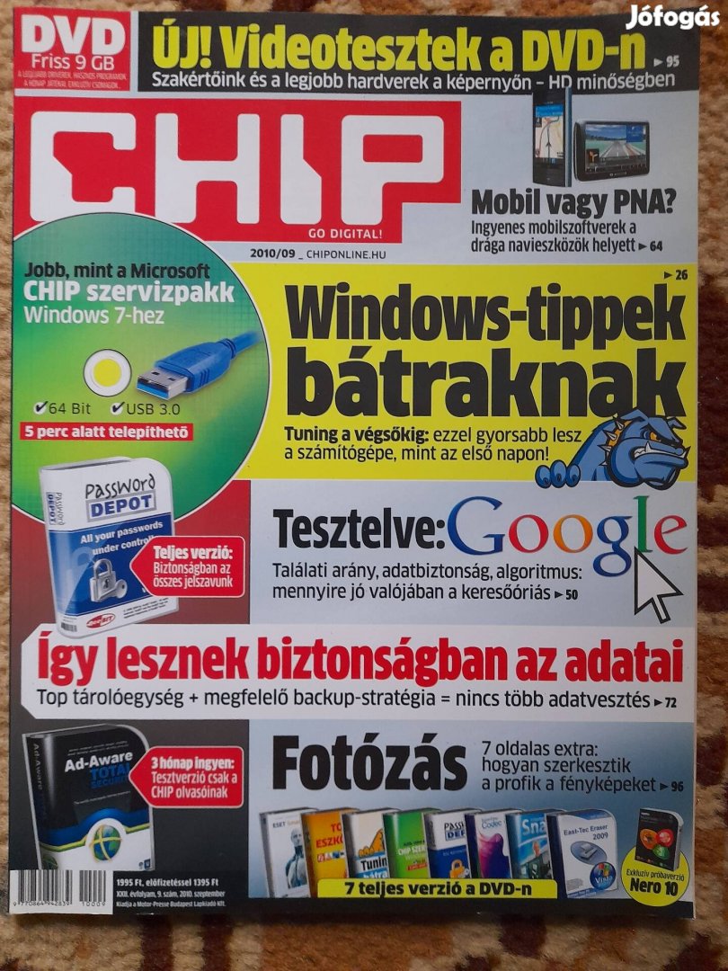Chip magazin 2010/09 + DVD