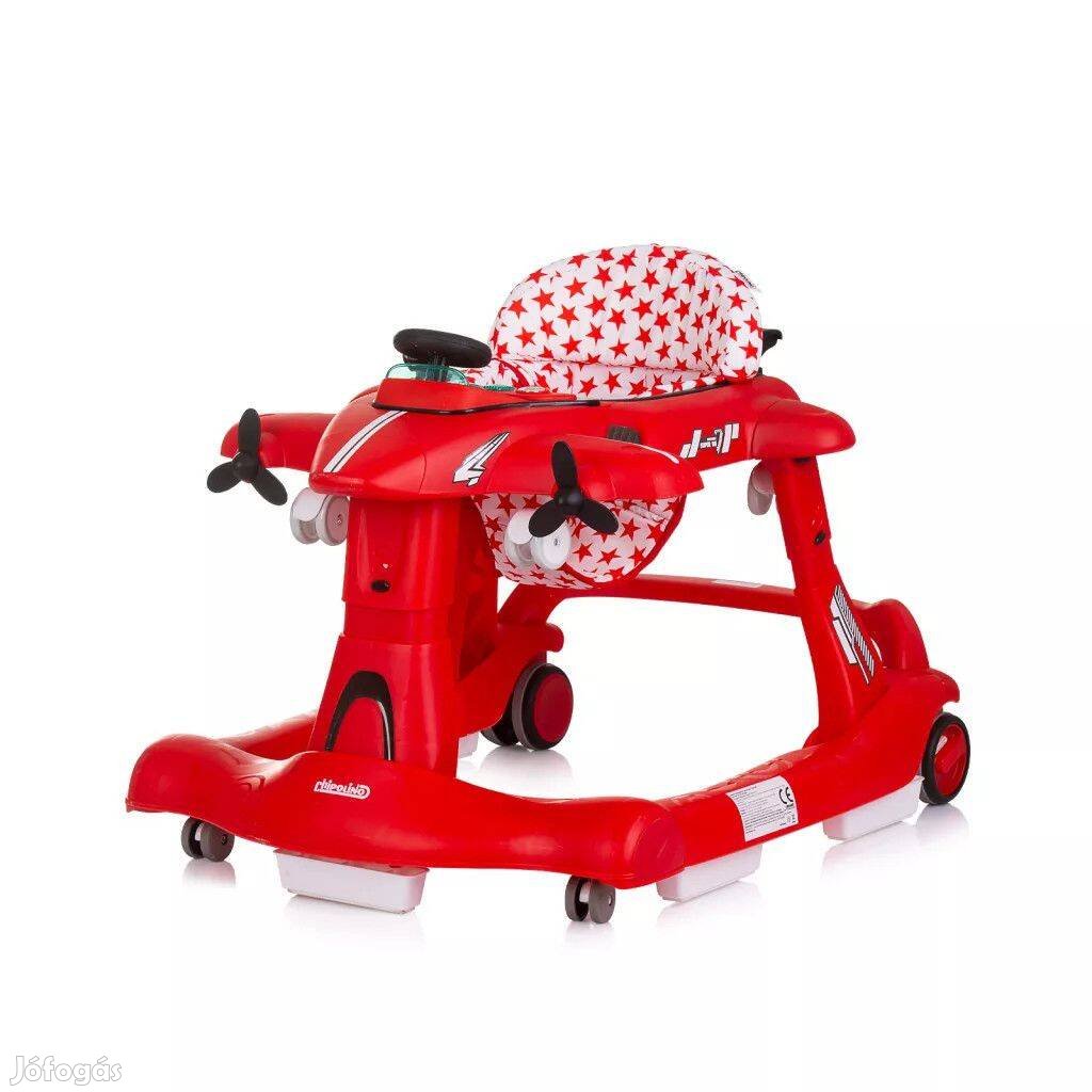 Chipolino Airplane 3az1 -ben bébikomp - red, gf