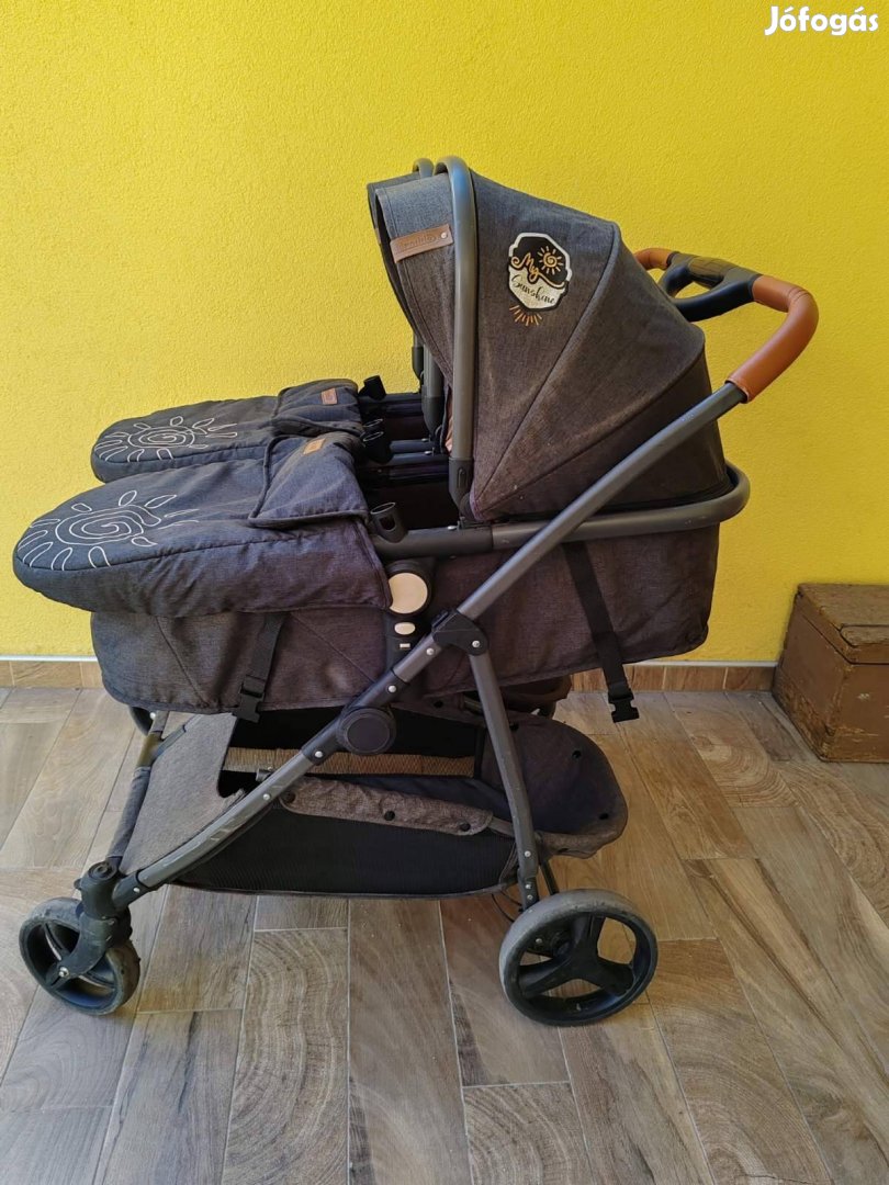 Chipolino Duo Smart ikerbabakocsi+ autós baby hordó + adapterek