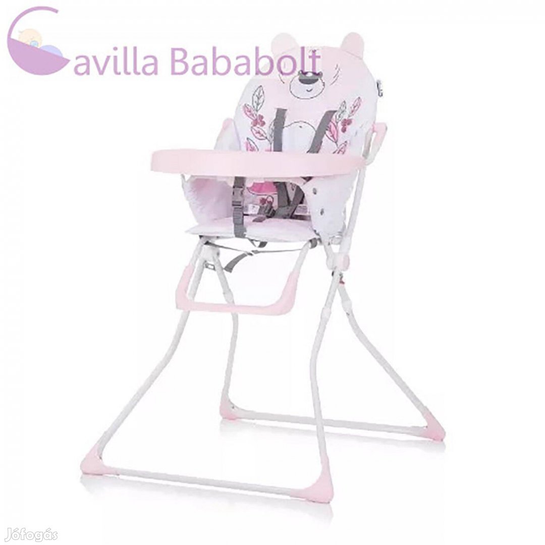 Chipolino Teddy fix etetőszék - Rose water, fnyx