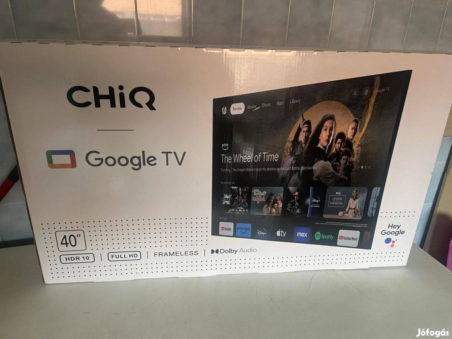 Chiq L40G7B Fullhd LED TV 40",100cm képátmérő (új)