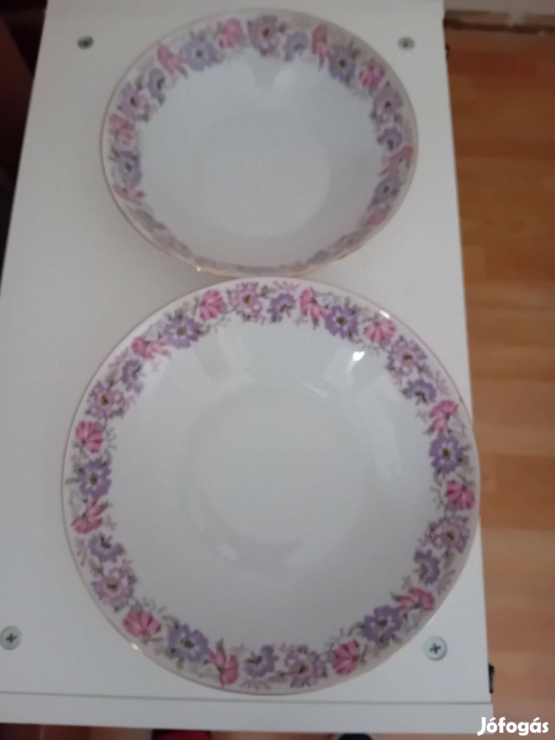 Chodziez porcelán tál 23 és 25cm