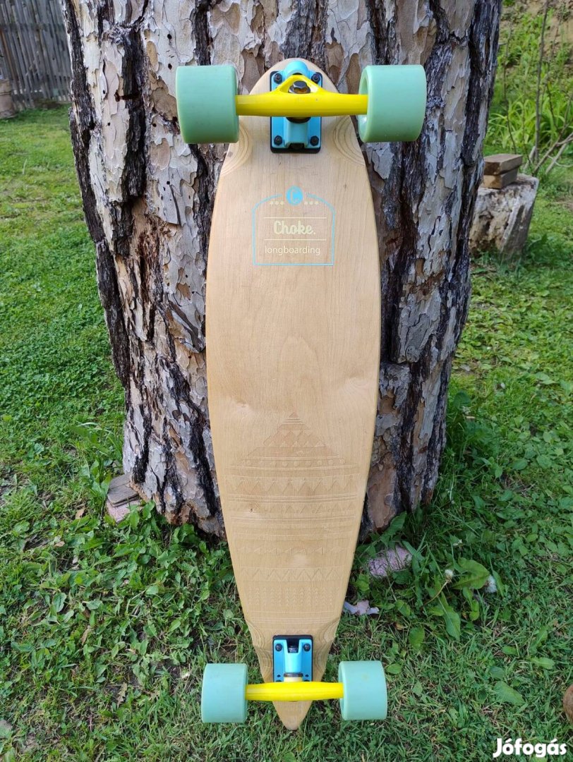 Choke Pattern Pintail Pro Longboard, gördeszka