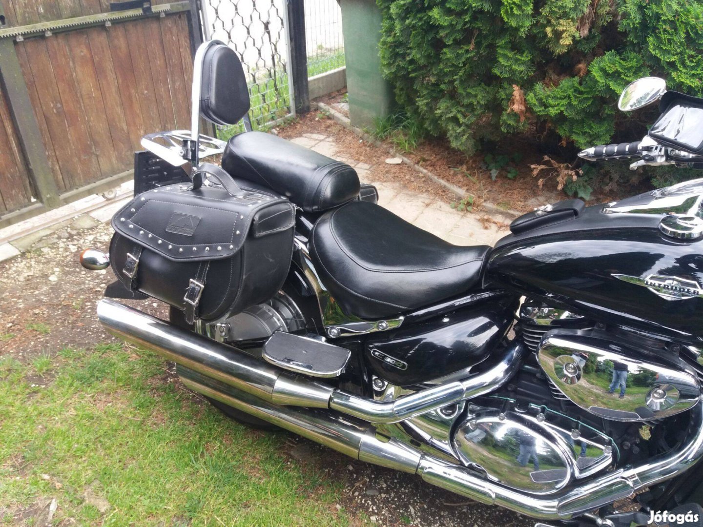 Chopper motoros dupla bőrtáska eladó ingyen kiszállítással