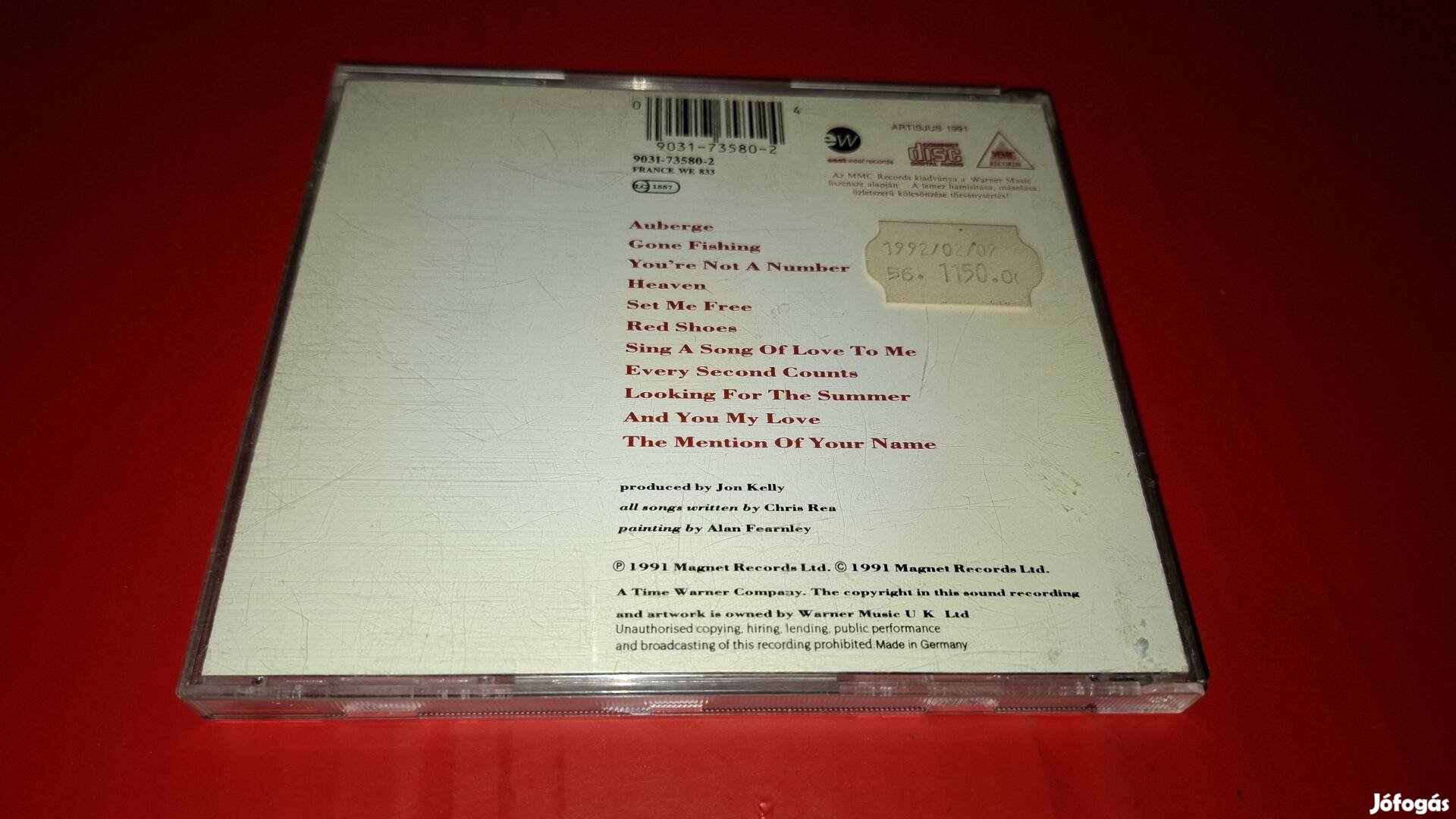Chris Rea 9115 Auberge Cd MMC