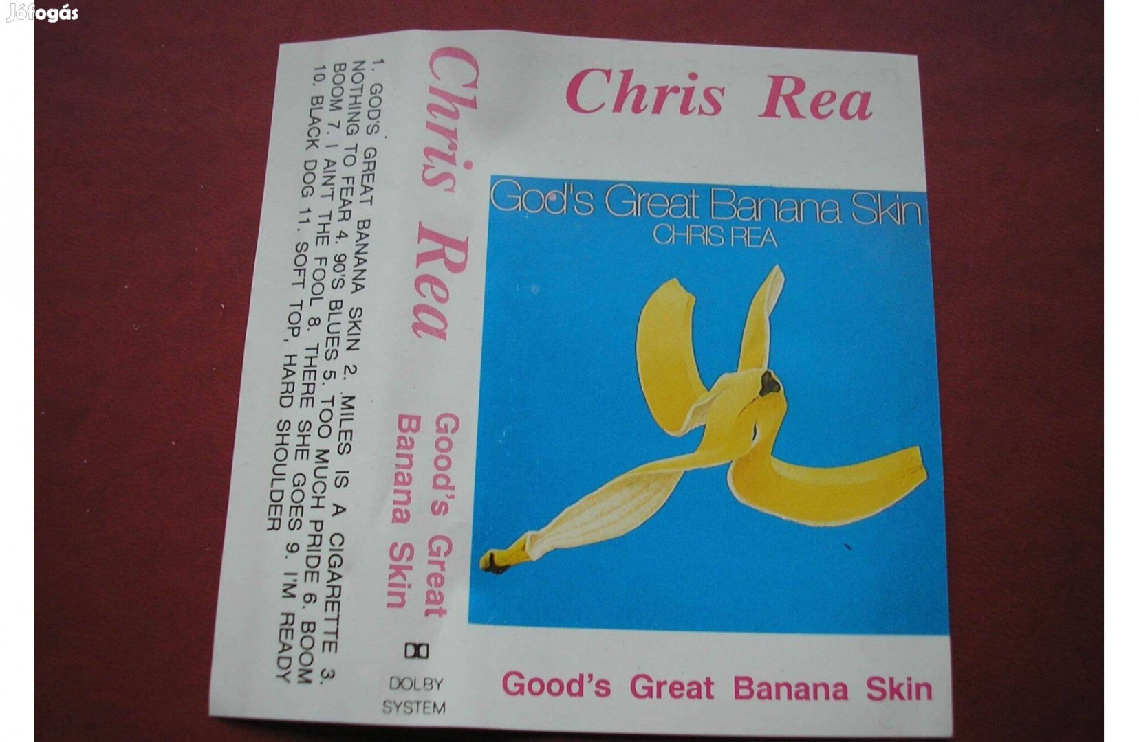 Chris Rea - Good 's Great Banana Skin , gyári műsoros kazetta