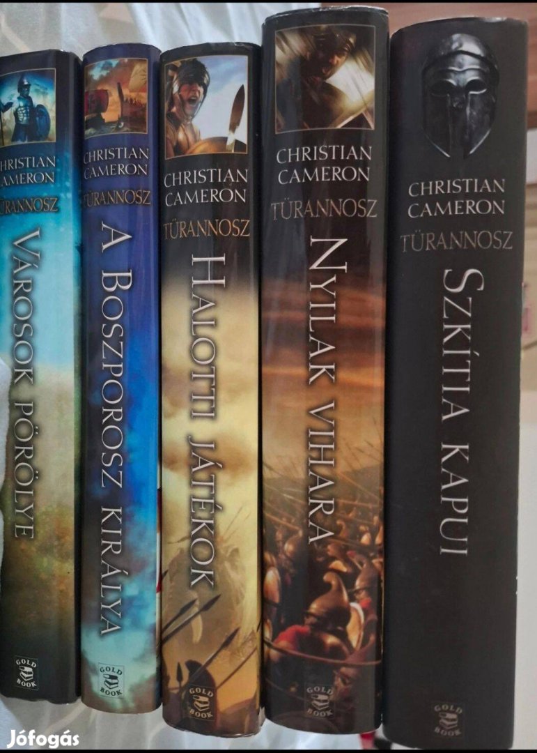 Christian Cameron Türannosz sorozat 1-5. könyvcsomag