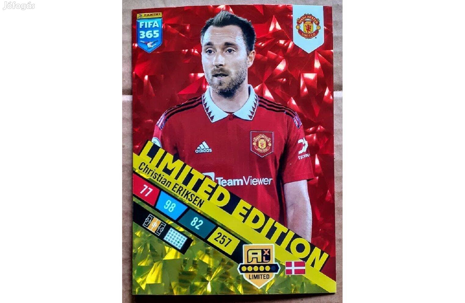 Christian Eriksen Manchester United XXL Limited focis kártya 2023