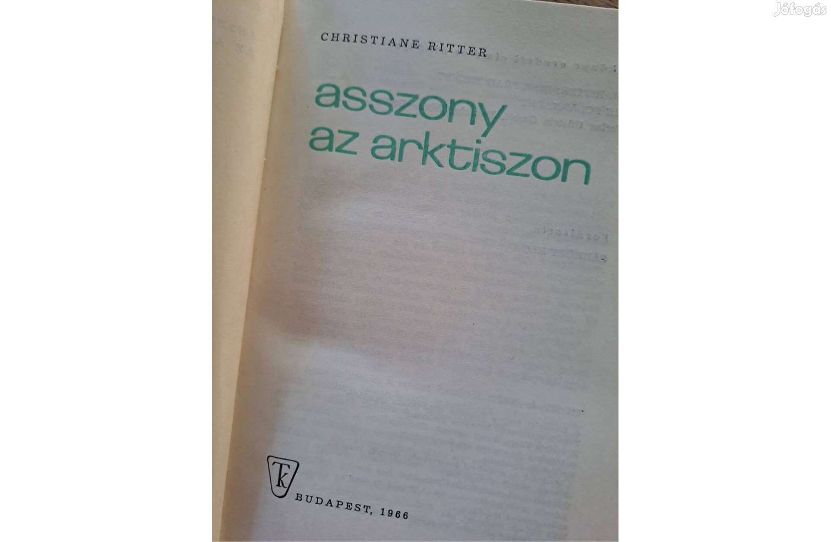 Christiane Ritter: Asszony az Arktiszon