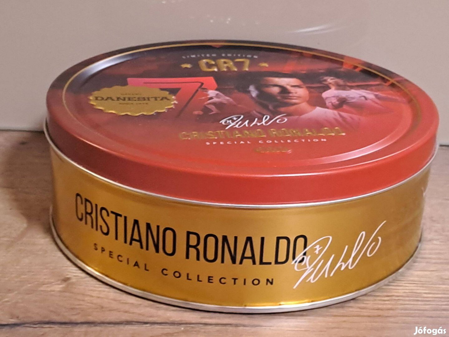 Christiano Ronaldo fémdoboz,díszdoboz