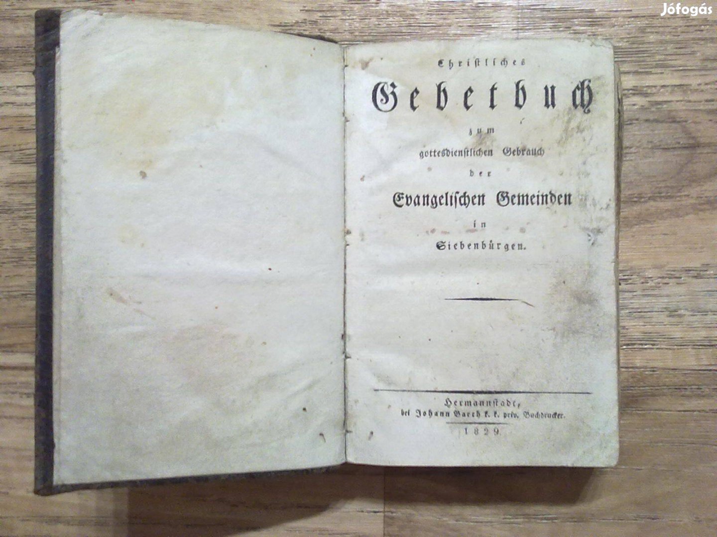 Christlicher Gebetbuch zum gottesdienstlichen Gebrauch (1829-es)