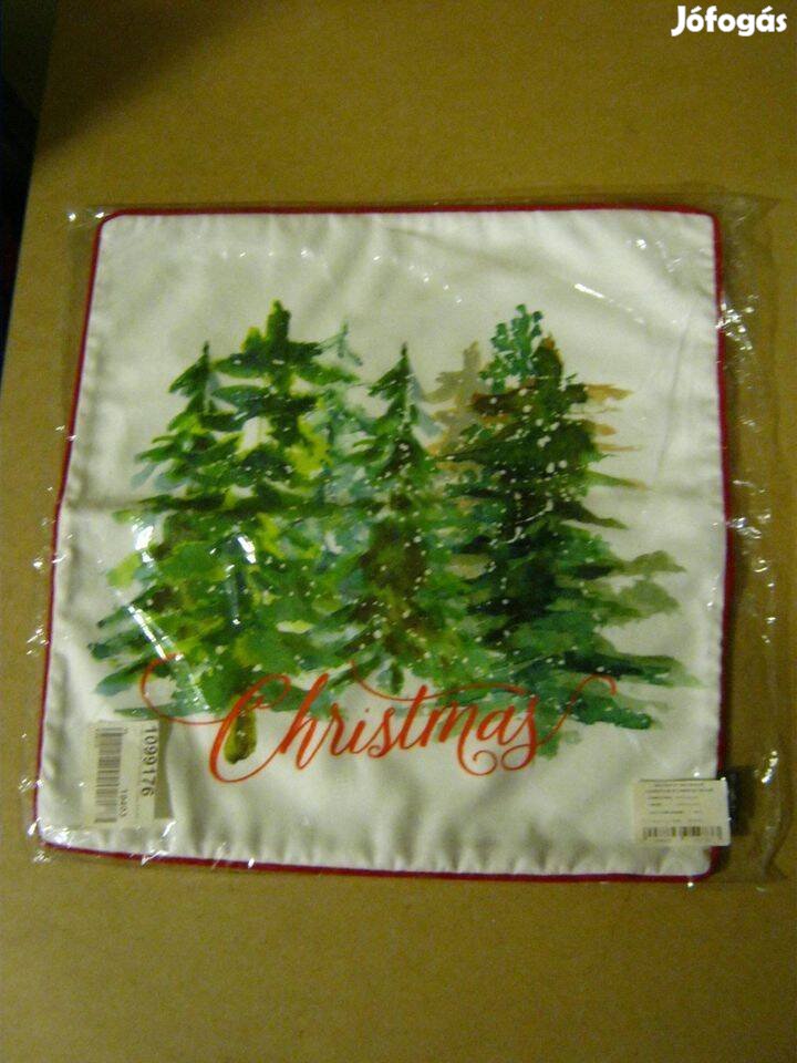 Christmas mintás párnahuzat 45 x 45 cm Új!