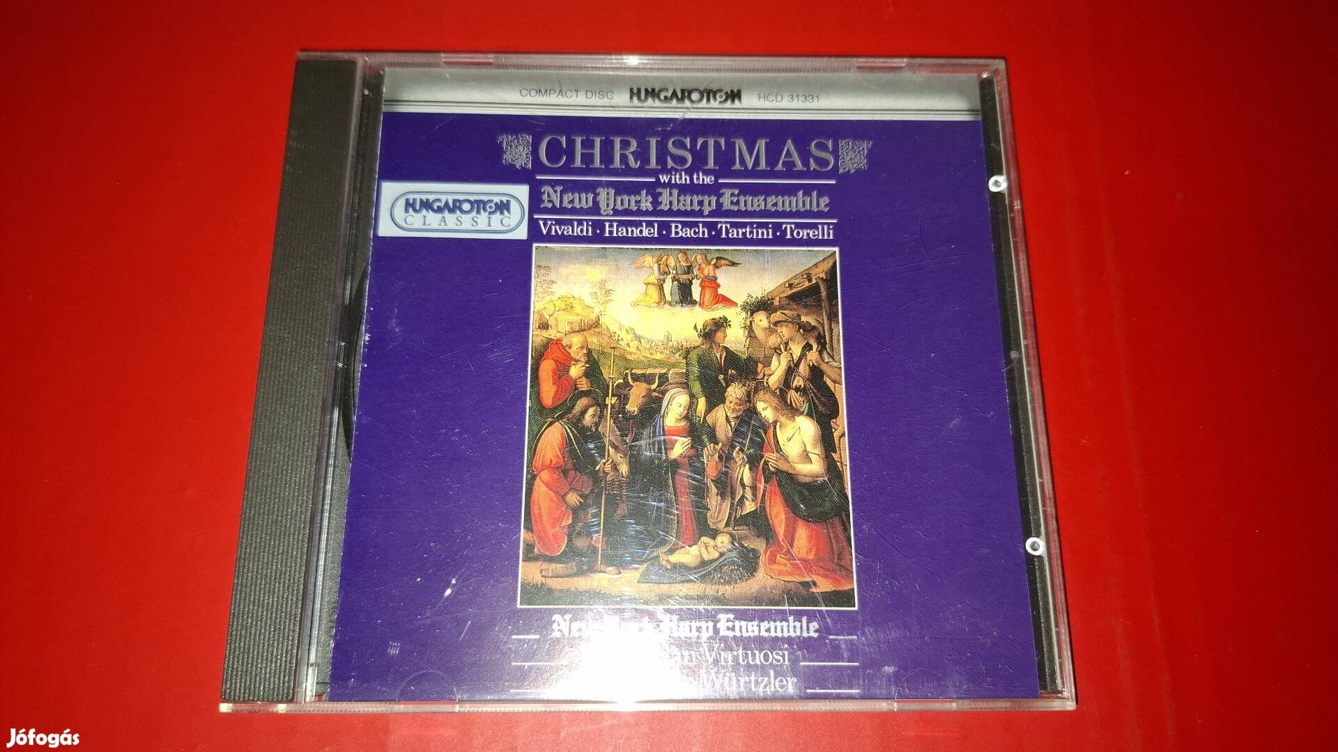 Christmas with the New York Harp Ensamble Cd 1990 Hungaroton