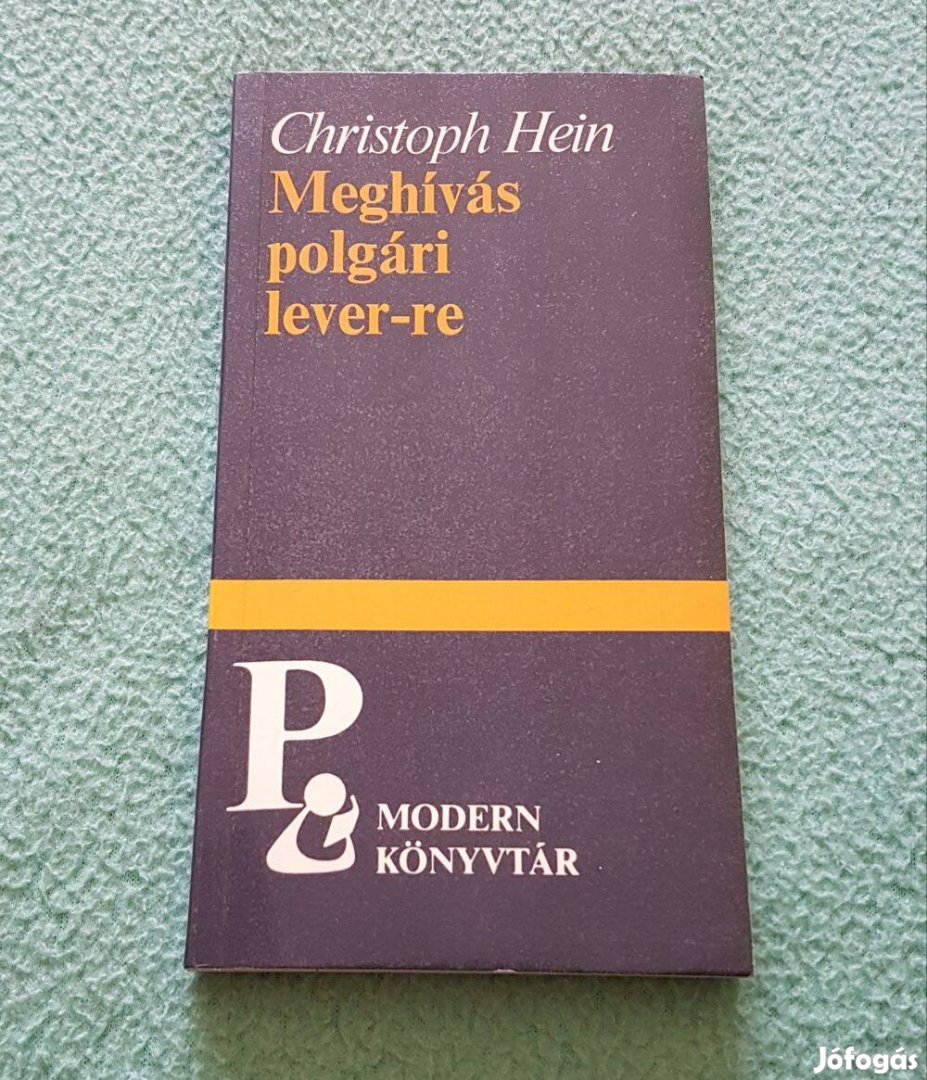Christoph Hein: Meghívás polgári lever-re (Elbeszélések) könyv