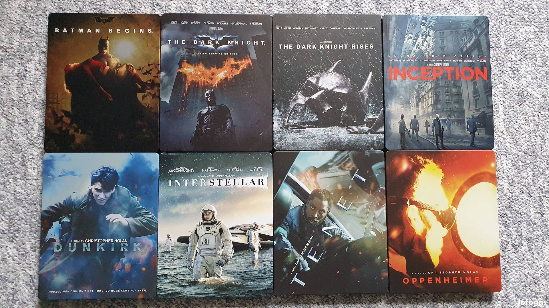 Christopher Nolan blu-ray steelbook gyűjtemény (fémdobozos kiadások)